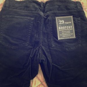 J Crew black cords/pants in soft black